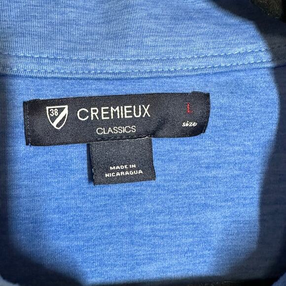 Cremieux Blue 1/4 Zip Pullover Sz L - Picture 4 of 8